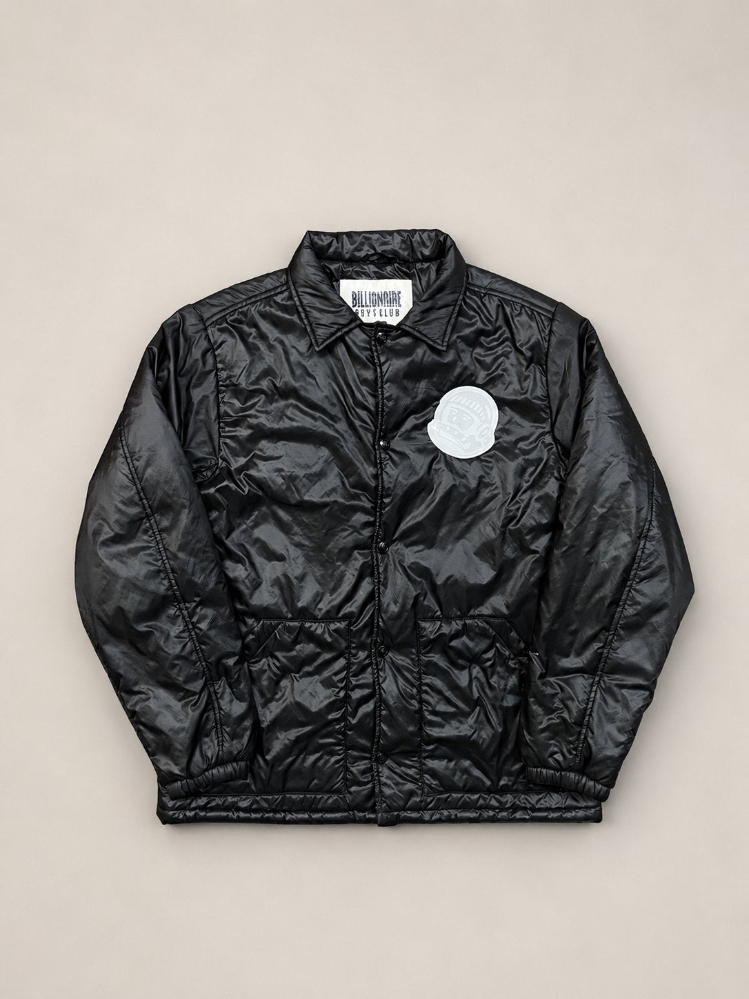 Billionaire Boys Club Zwarte Gewatteerde Jas Maat M, Kleding | Heren, Verzenden, Zo goed als nieuw, Maat 48/50 (M), Zwart