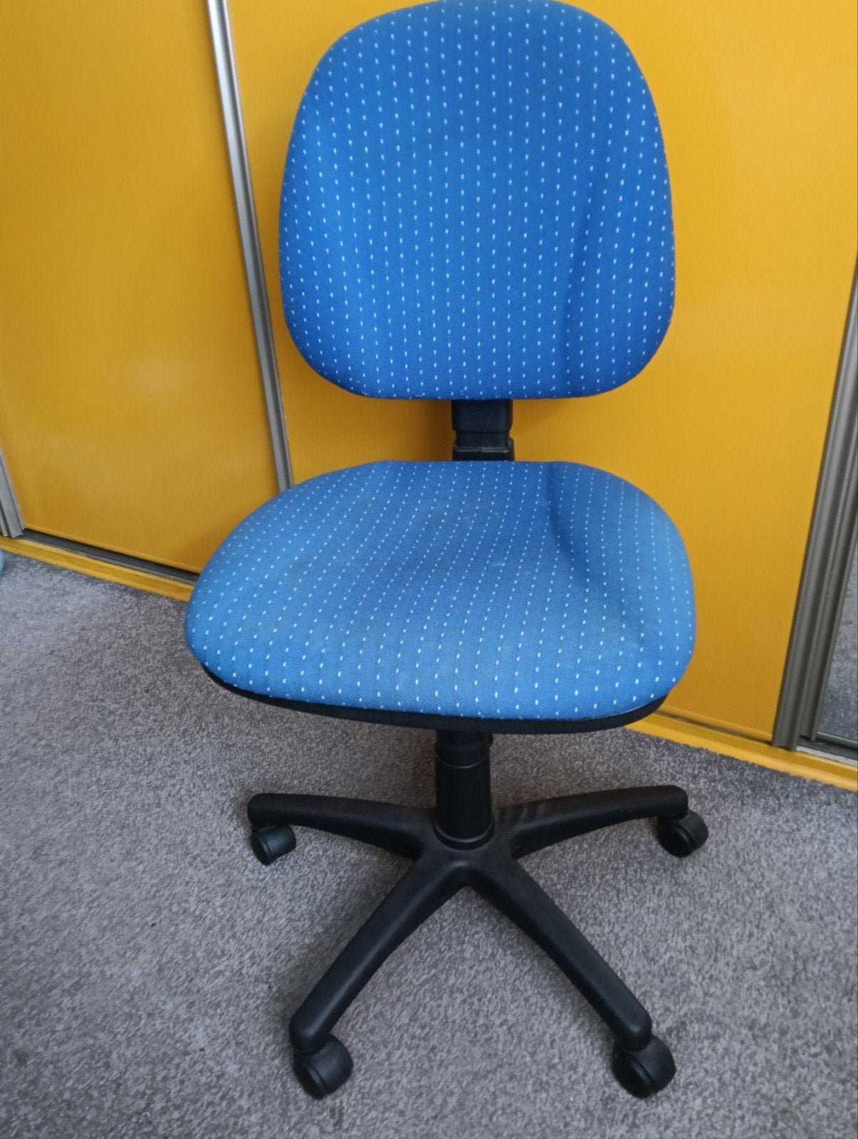 Bureaustoel, Ophalen, Gebruikt, Blauw