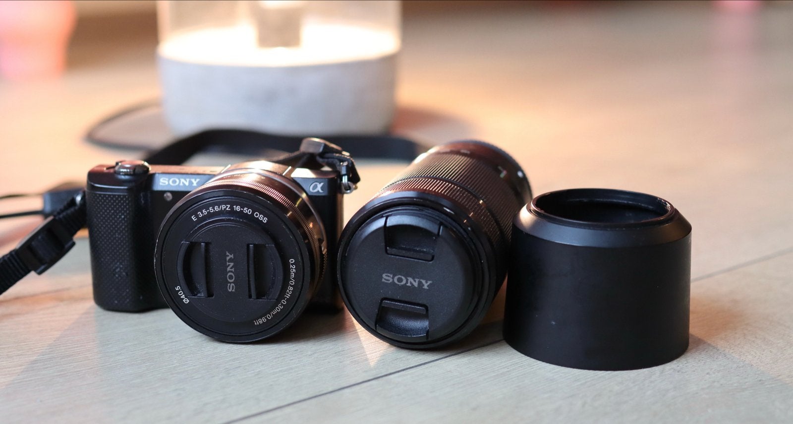 Sony alpha 5000 Systeemcamera met 16-50mm lens, Ophalen, Gebruikt, WiFi, Accu