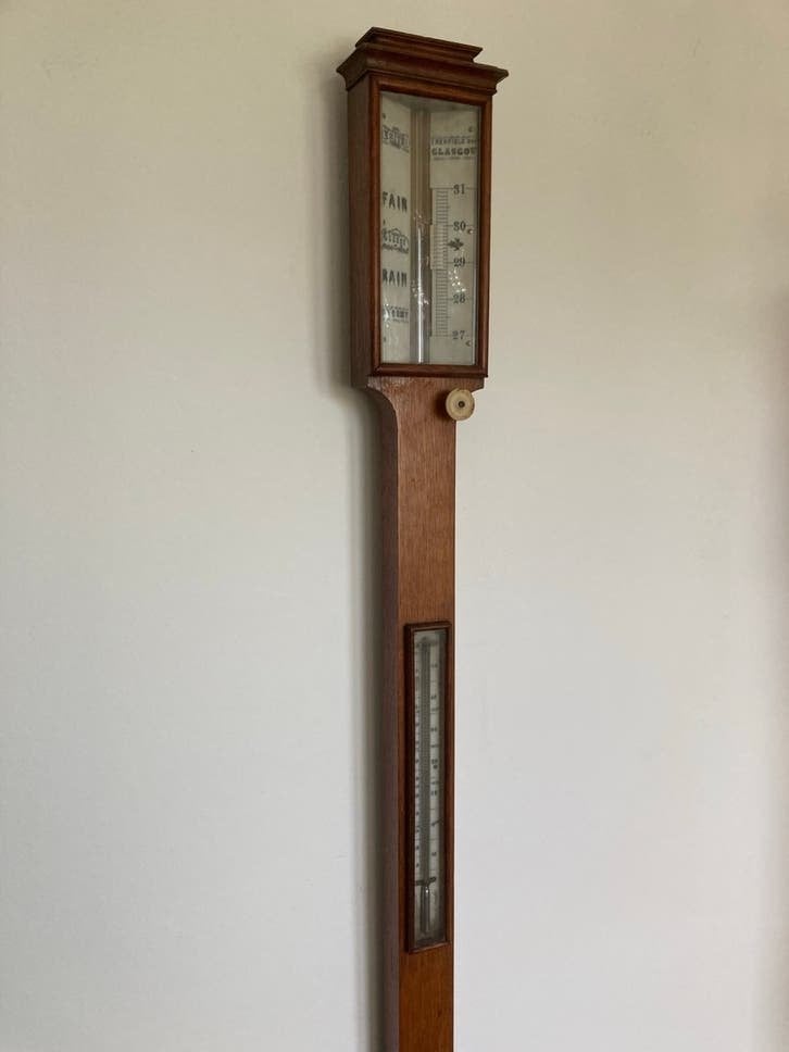 Engelse Victoriaanse Kwikbarometer, 96 cm, Ophalen