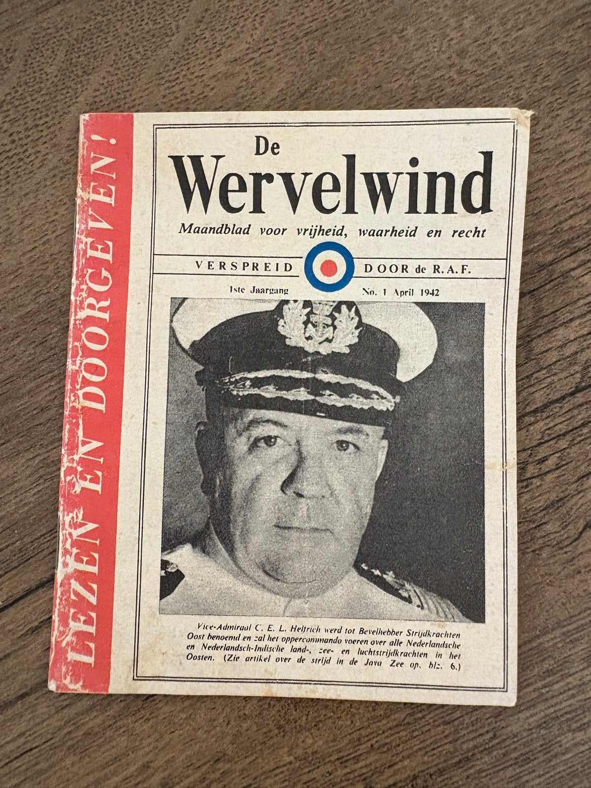 De Wervelwind Maandblad 1942 - Oorlogspropaganda, Ophalen of Verzenden, Overige typen
