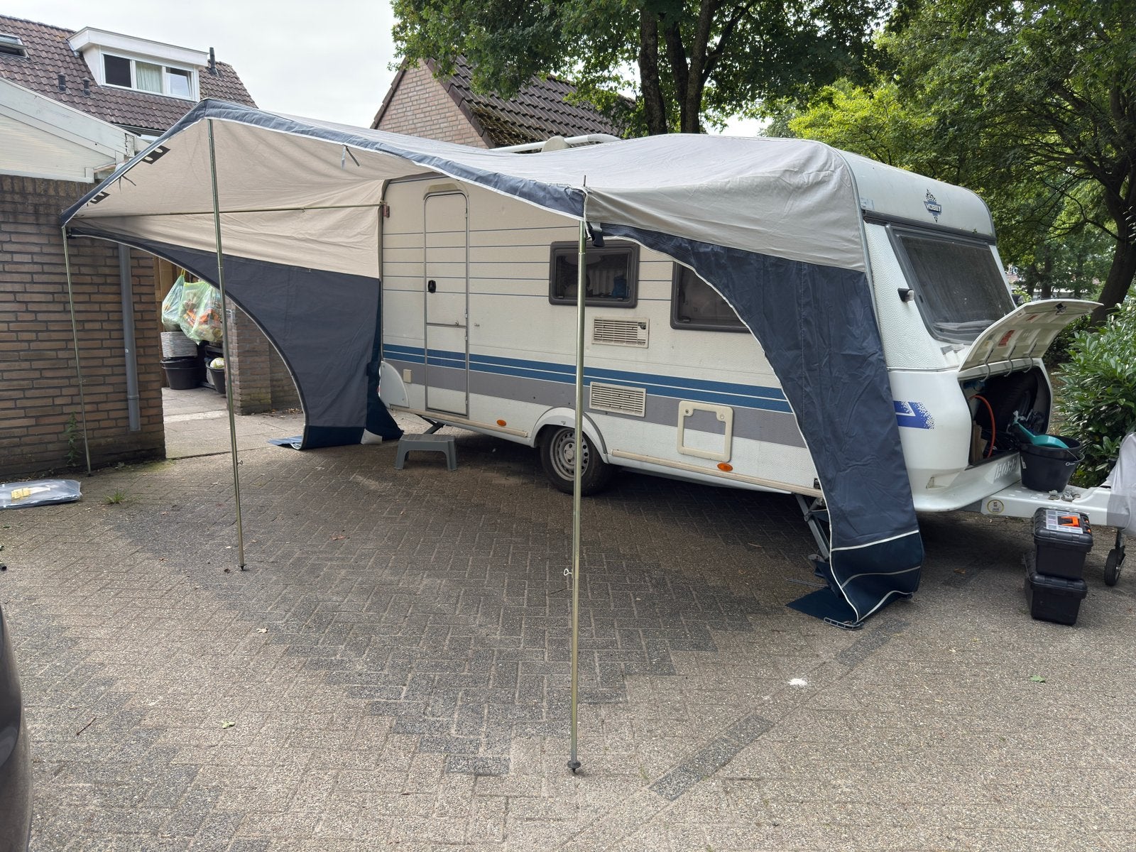 Caravan luifel maat 10, Ophalen, Zo goed als nieuw