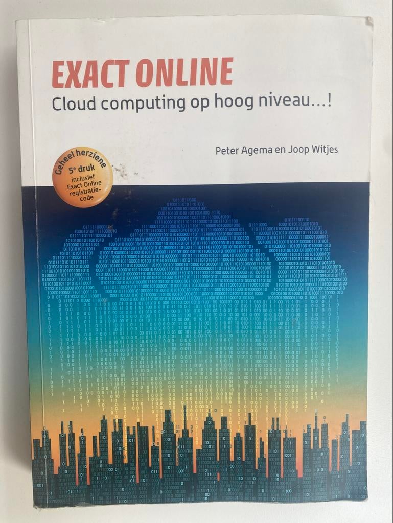 Exact Online Cloud computing op hoog niveau 5e druk, Ophalen of Verzenden, Gamma, Gelezen, HBO