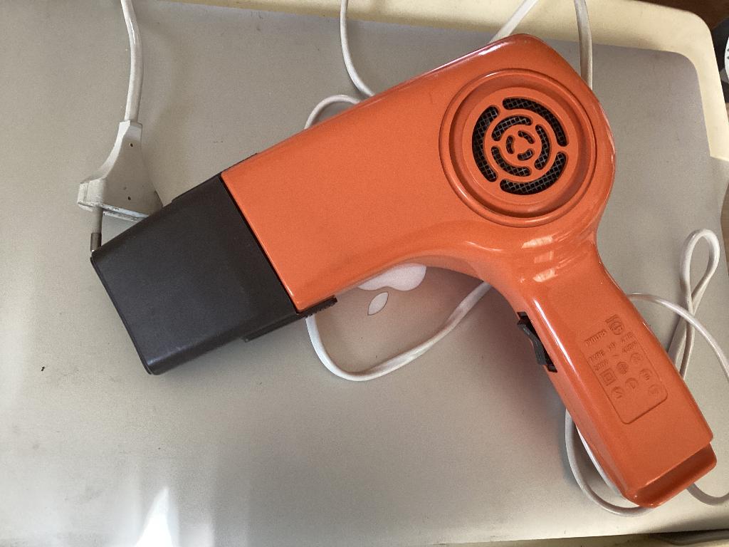 HAARDROGER VINTAGE ORANJE, Ophalen of Verzenden, Gebruikt, Haarverzorging
