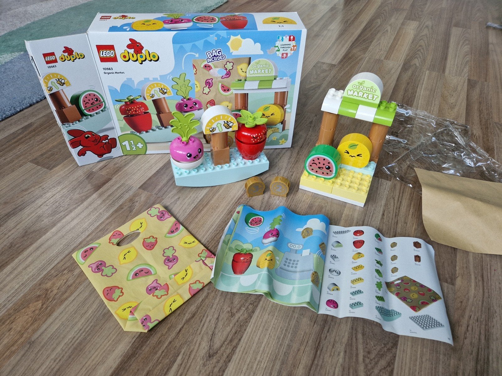 Lego duplo: mijn eerste biomarkt speelgoedwinkel, Inclusief instructies, Ophalen of Verzenden, Zo goed als nieuw, Duplo