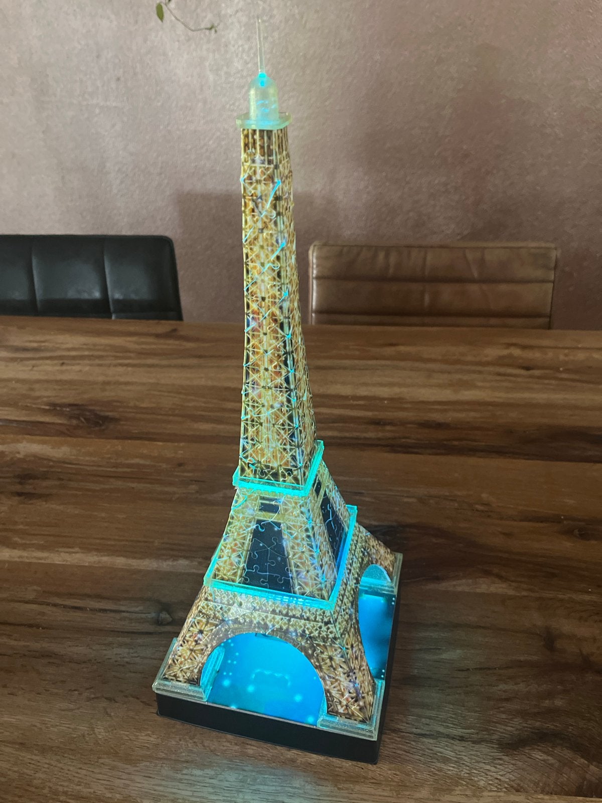 Ravensburger 3D Puzzle Eiffeltoren met LED verlichting, Ophalen of Verzenden, Gebruikt, Jongen of Meisje