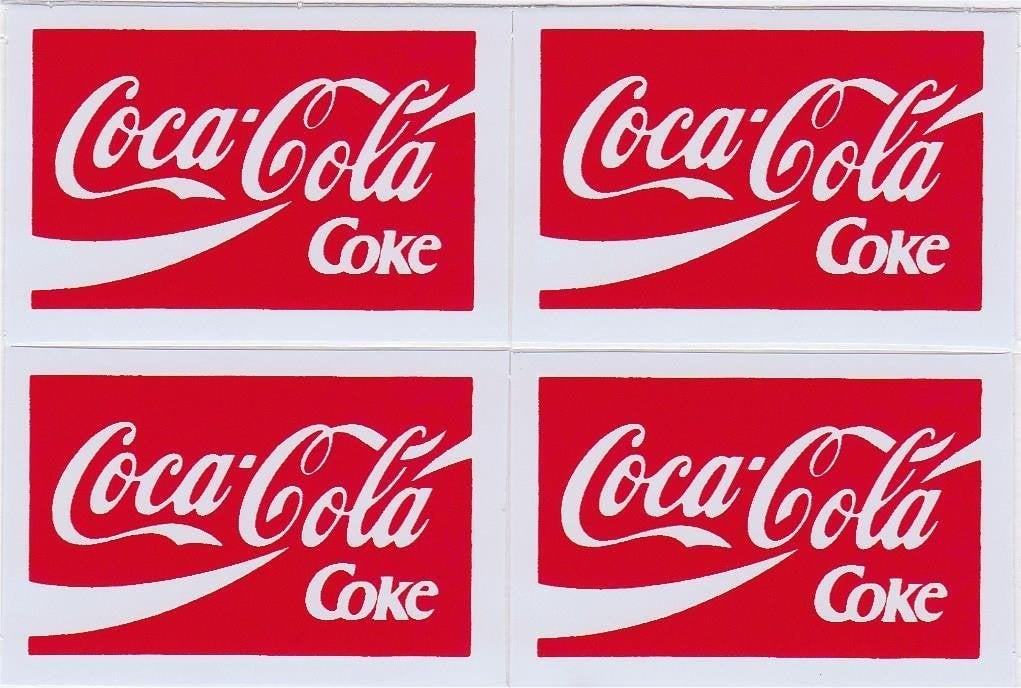 Coca Cola stickervel #2, Verzenden, Nieuw, Gebruiksvoorwerp
