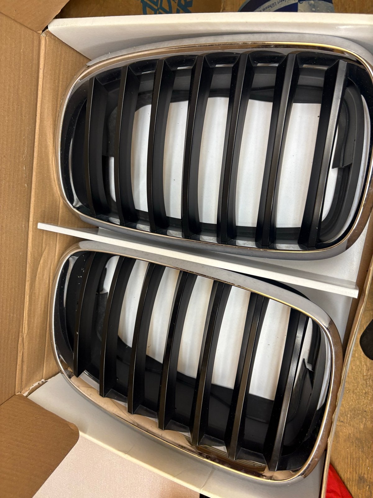 Originele Nieren Grille BMW X5 (E70) - Model 2007, Ophalen of Verzenden, Gebruikt, Voor, BMW