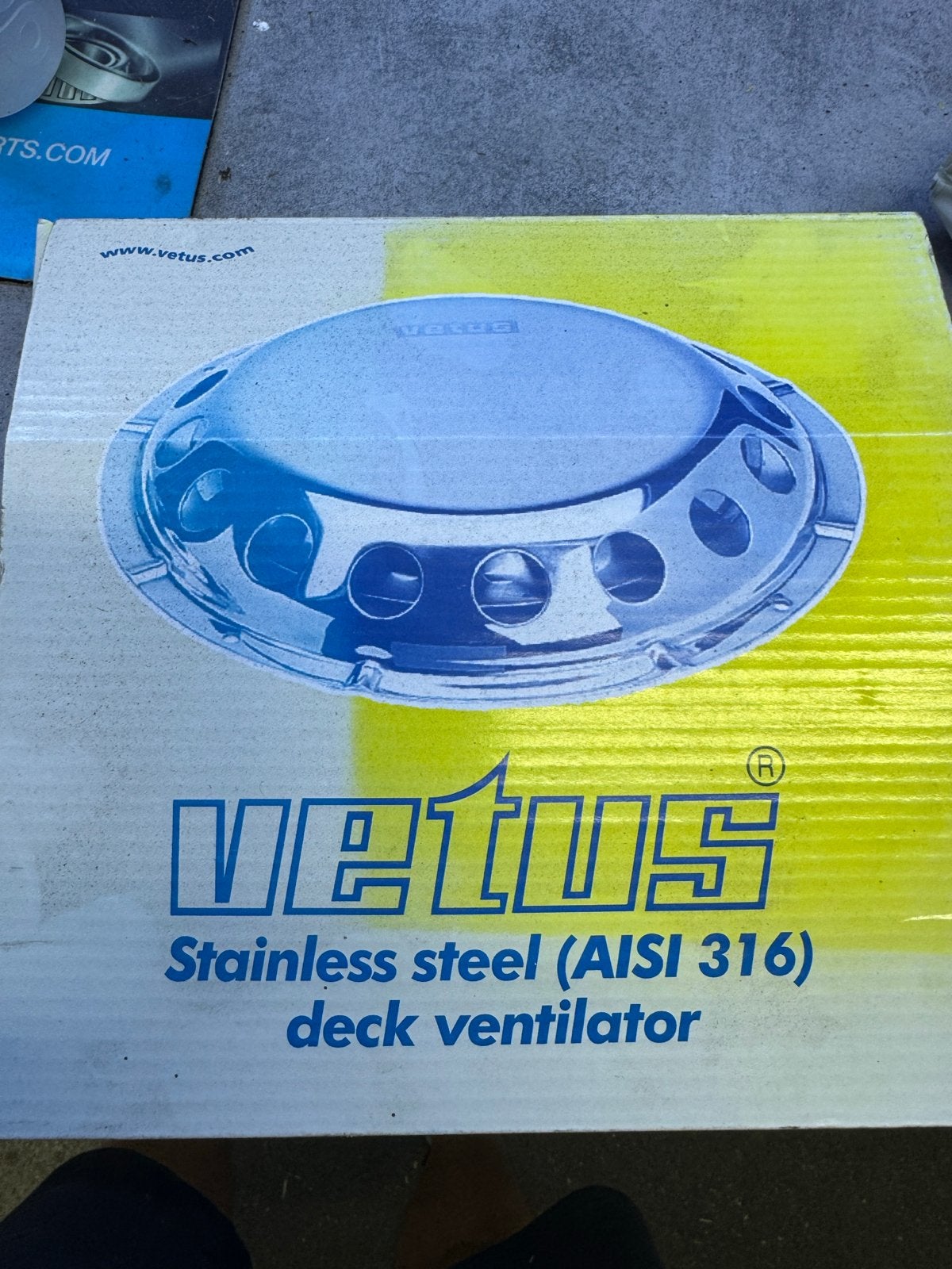 VETUS UFO RVS Dekventilator - Roestvrij staal (AISI 316), Ophalen of Verzenden, Nieuw, Overige typen