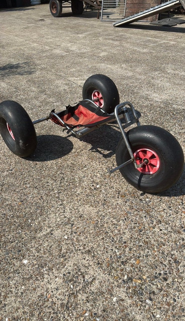 RVS strand buggy, Ophalen
