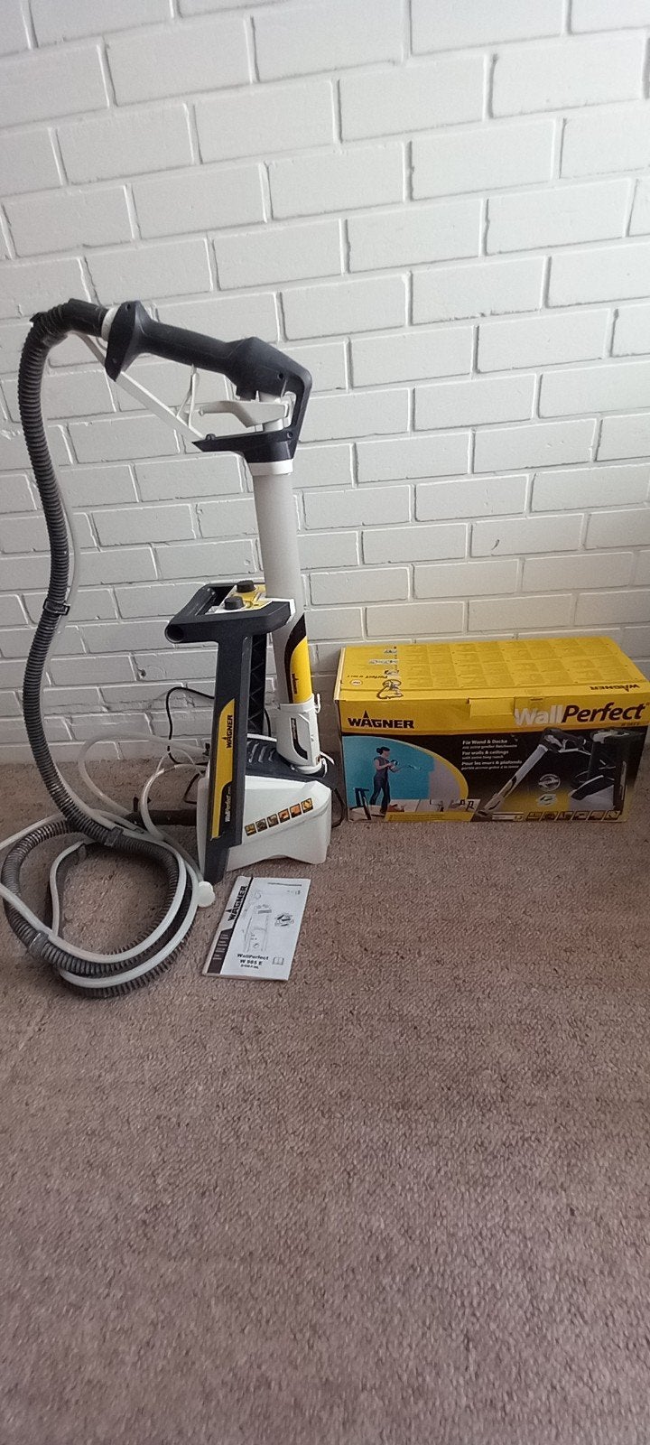 Wagner WallPerfect W985E Verfspuit - Zo goed als nieuw, Ophalen, Zo goed als nieuw, Verfspuit of Verfpomp