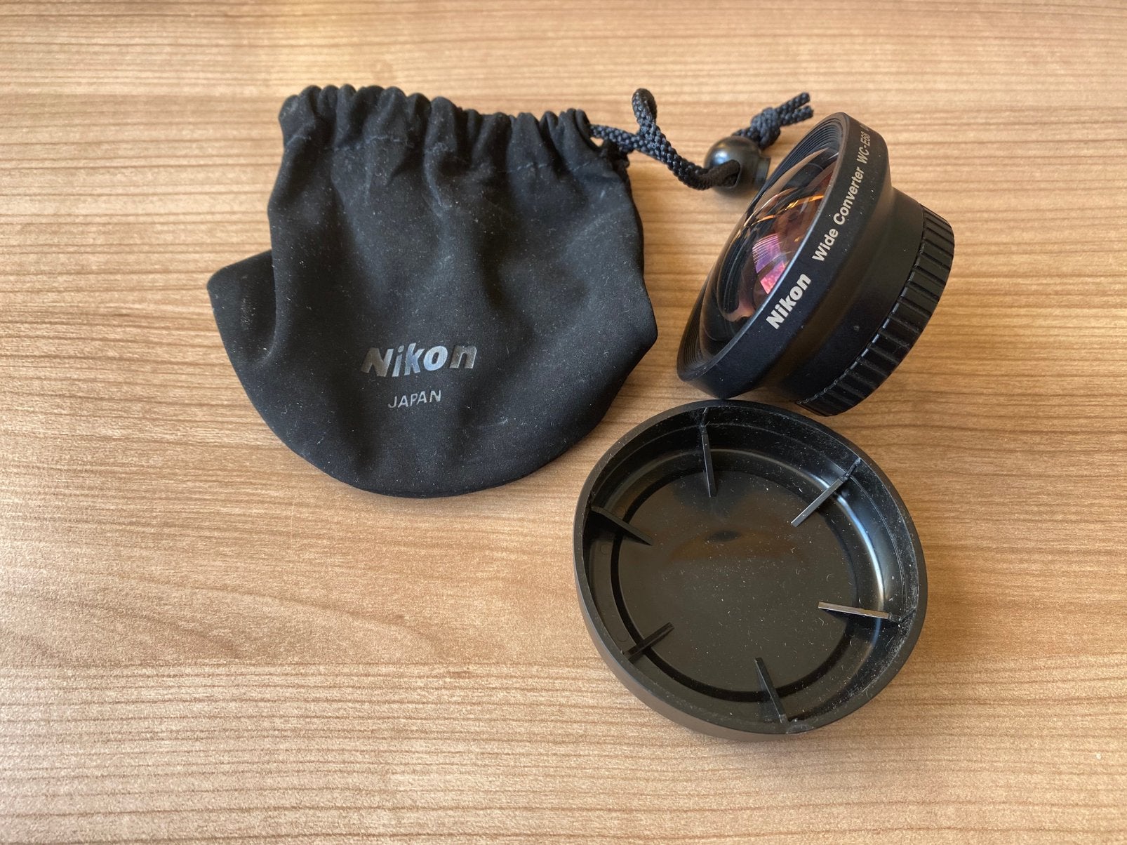 Nikon wide angle converter lens WC e68, Met schroefdraad, Overige typen, Ophalen of Verzenden, Zo goed als nieuw