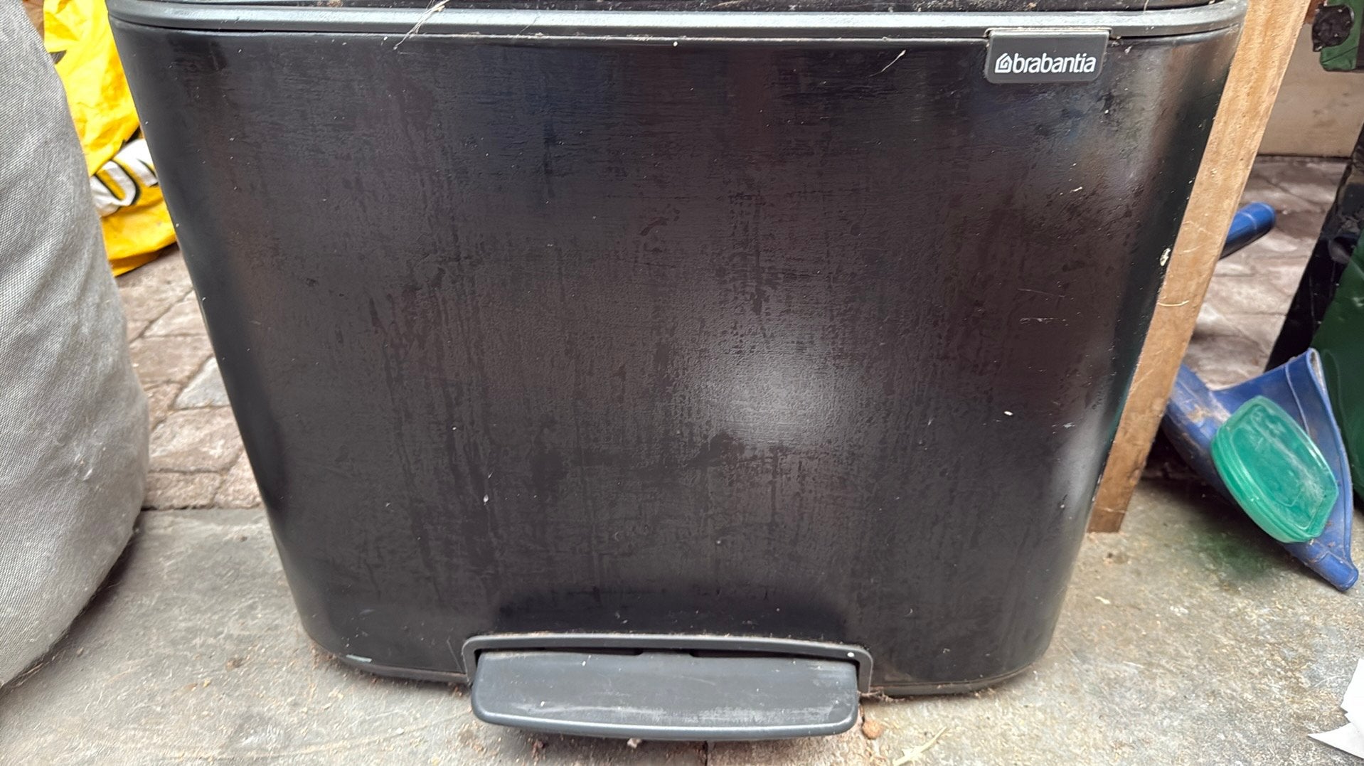 Brabantia dubbele prullenbak, Ophalen of Verzenden, Gebruikt