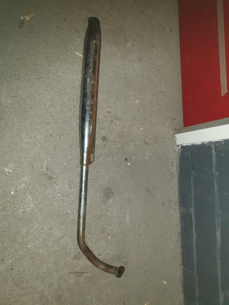 Tomos A35 A3 S25 brommer uitlaat, Ophalen of Verzenden, Gebruikt, Uitlaat, Tomos