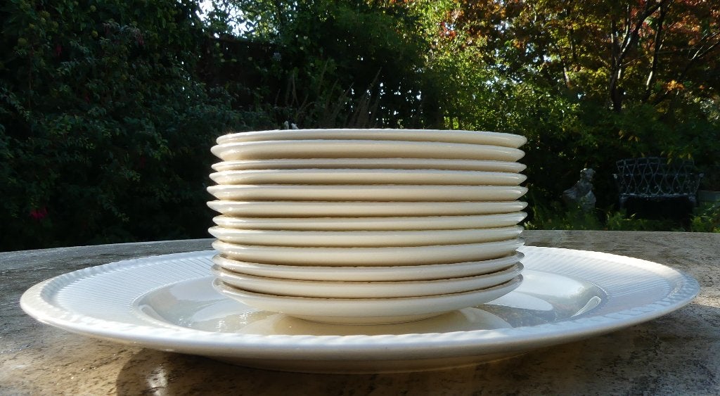 Wedgwood EDME Theepot Mokken K + S Schalen Gebak Sauskan, Klassiek, Nieuw, Ophalen of Verzenden, Wedgwood