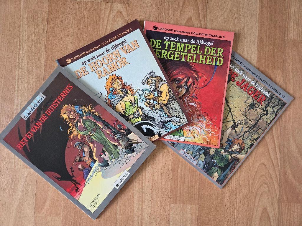 Op zoek naar de tijdvogel, Collectie Charlie 1,3,8,13, Boeken, Le Tendre, Loisel, Ophalen of Verzenden, Zo goed als nieuw, Meerdere stripboeken