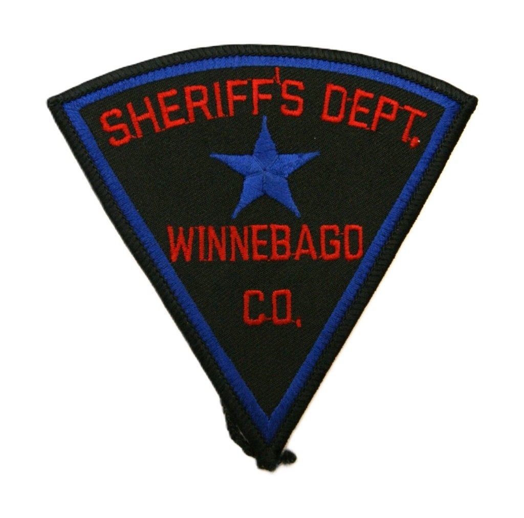 Patch / Embleem USA Police Sheriff Winnebago CO, Ophalen of Verzenden, Marechaussee, Amerika, Embleem of Badge
