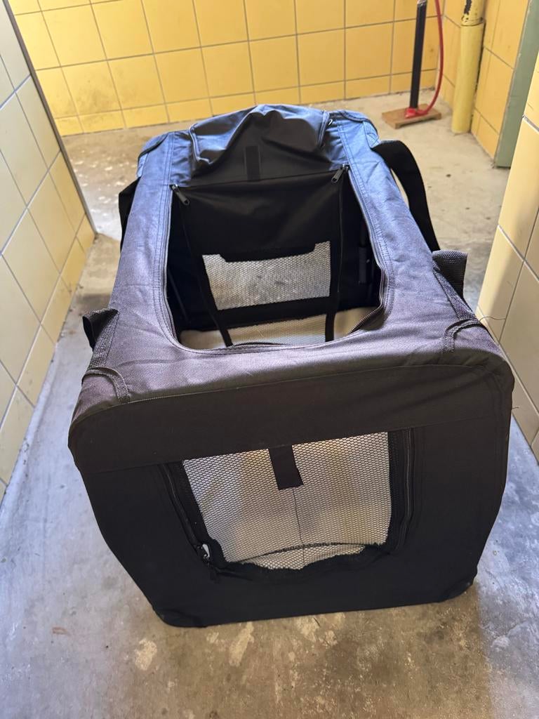 Puppy crate / dog transport crate hondbench, Ophalen, Zo goed als nieuw