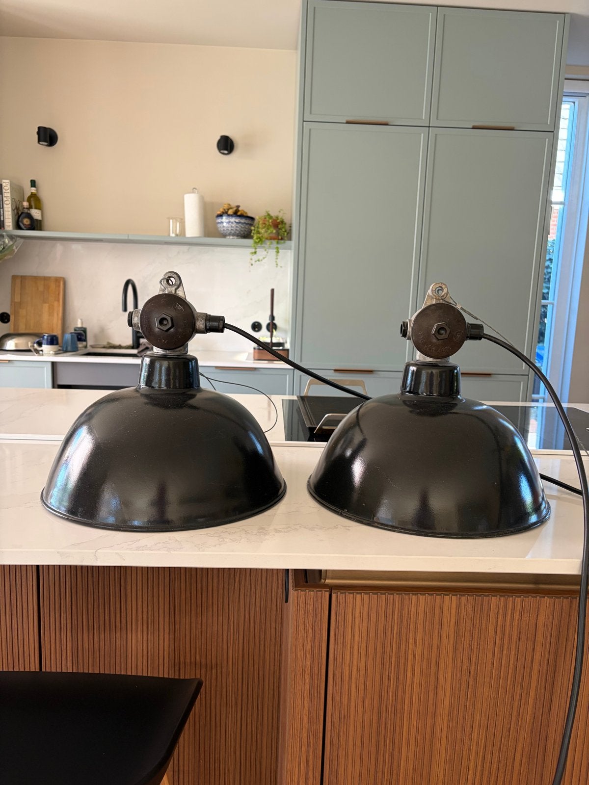 Vintage Industriële Hanglampen - Set van 2, Ophalen