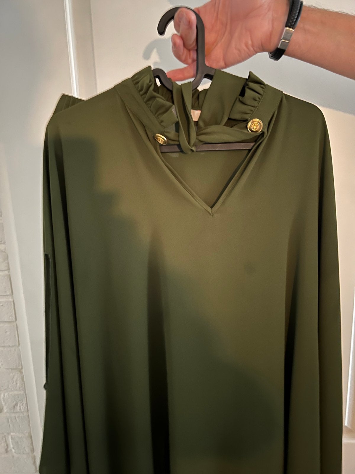 Elegante combinatie van chiffon., Overige typen, Maat 42/44 (L), Ophalen of Verzenden, Zo goed als nieuw
