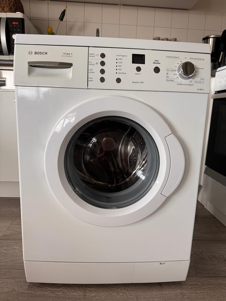 Bosch Maxx 6 VarioPerfect Aquastar 1400 Wasmachine, Witgoed en Apparatuur, Wasmachines, Gebruikt, Voorlader, 6 tot 8 kg, 85 tot 90 cm