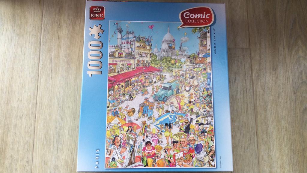 Puzzel king comic collection 1000 stukjes paris, Ophalen of Verzenden, Zo goed als nieuw