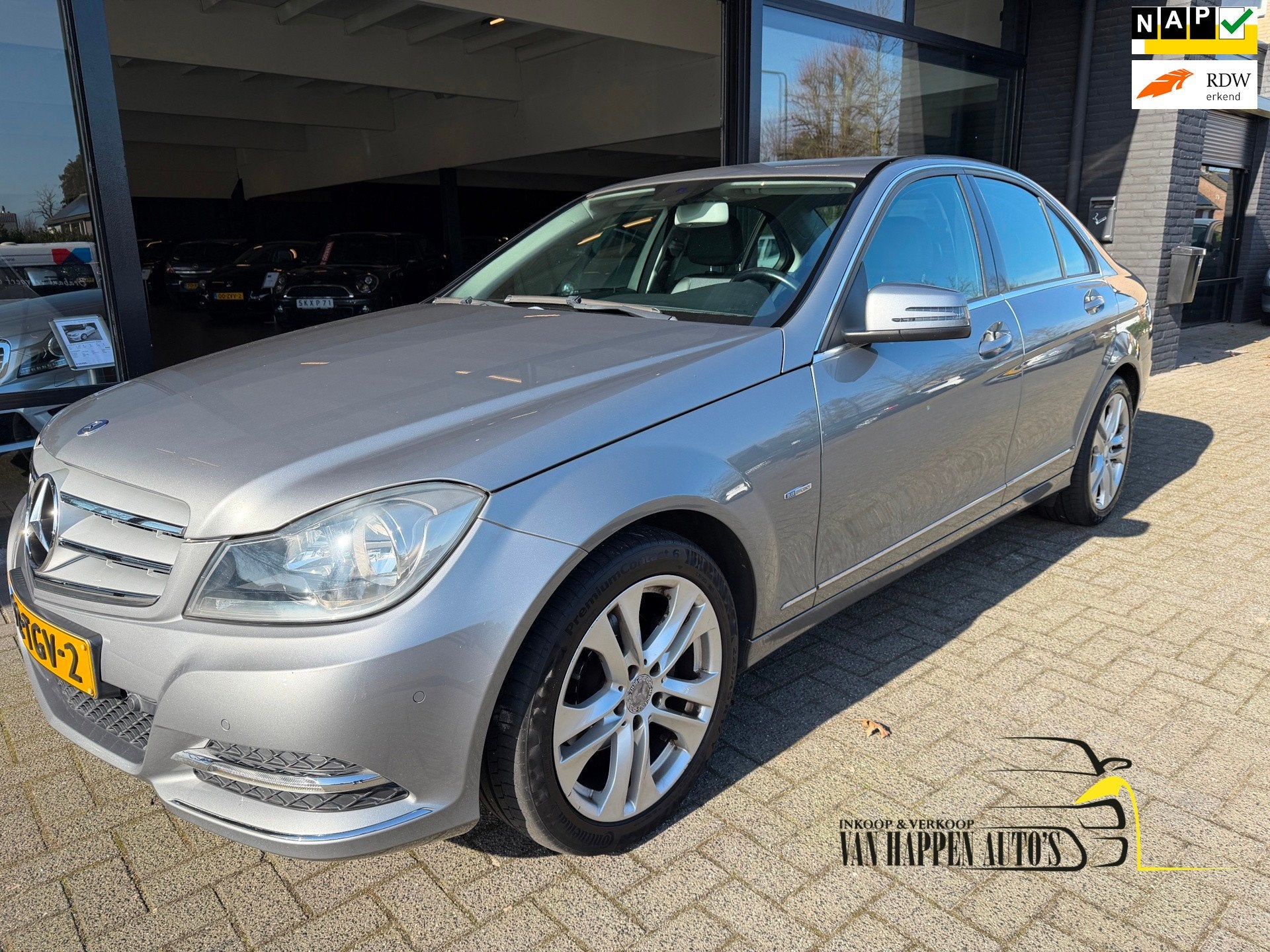 Mercedes-Benz C-klasse 180 Avantgarde / Nieuwe Distributie K, Auto's, 1796 cc, Handgeschakeld, Grijs, Sedan