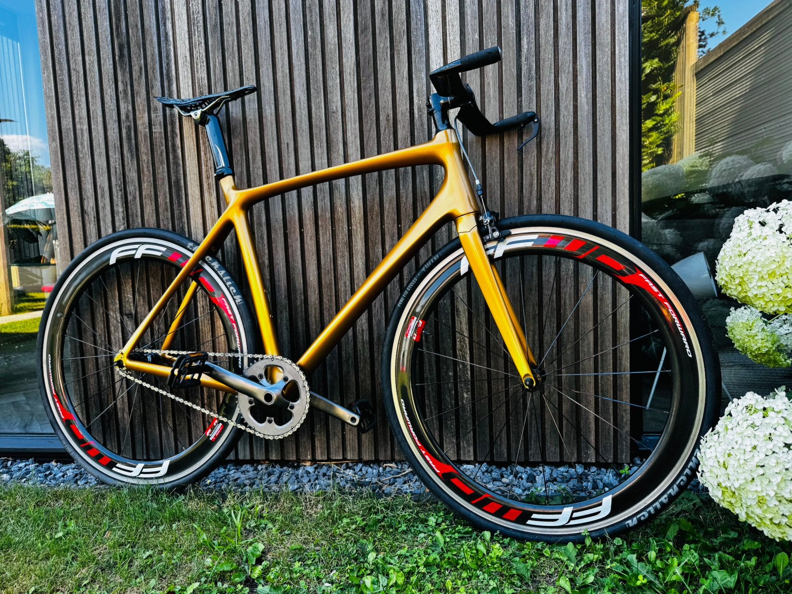Fixie carbon, Fietsen en Brommers, Ophalen, Zo goed als nieuw, Carbon, 28 inch