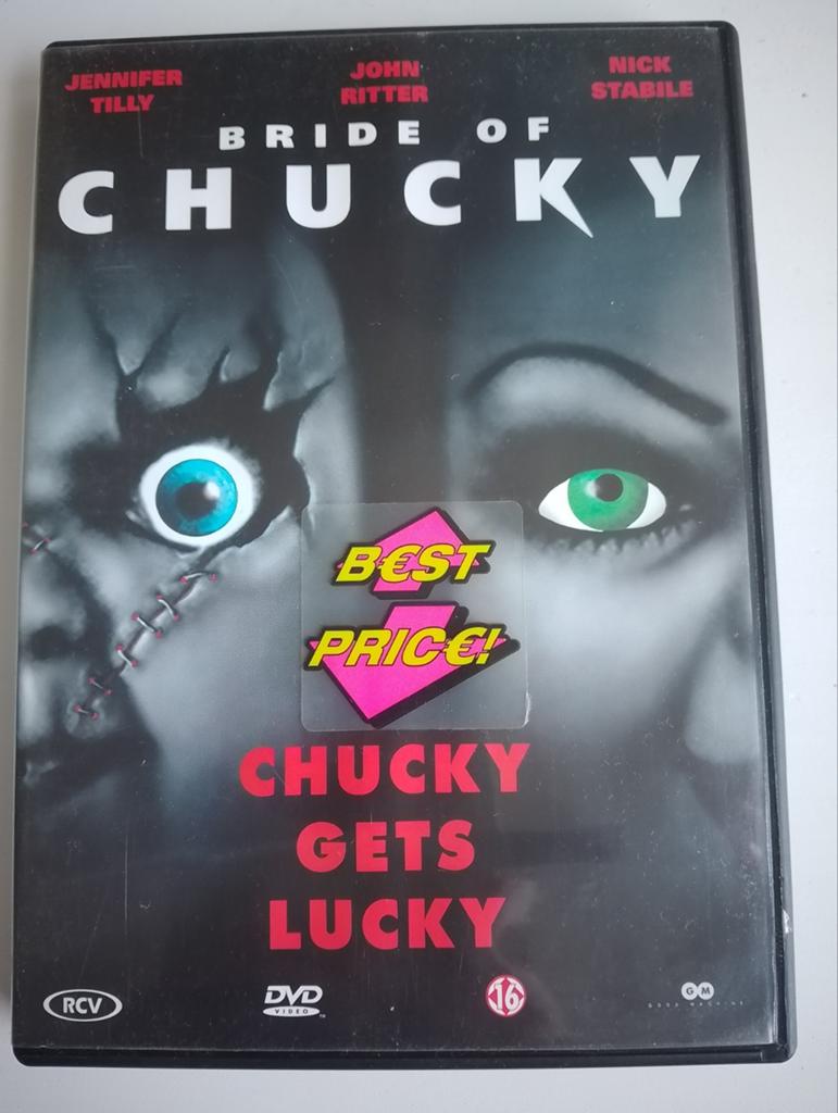 Bride of Chucky DVD - Horrorfilm met Jennifer Tilly, Vanaf 16 jaar, Ophalen of Verzenden, Zo goed als nieuw, Slasher