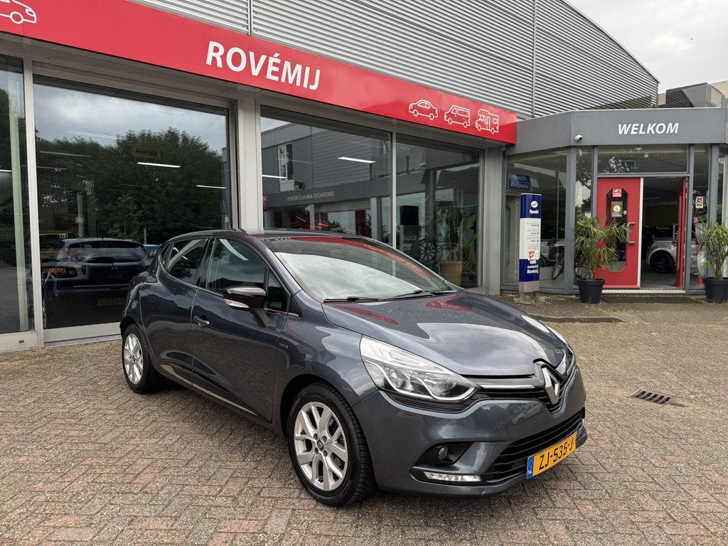 Renault Clio 0.9 TCe Limited Carplay, Cruise, Airco, LM Velg, Auto's, Voorwielaandrijving, 898 cc, Stof, Gebruikt