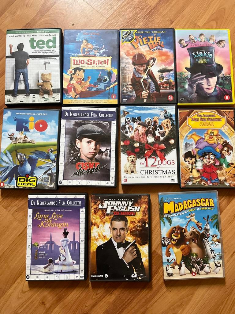 collectie diverse DVD's - Films voor het hele gezin, Alle leeftijden, Ophalen, Gebruikt