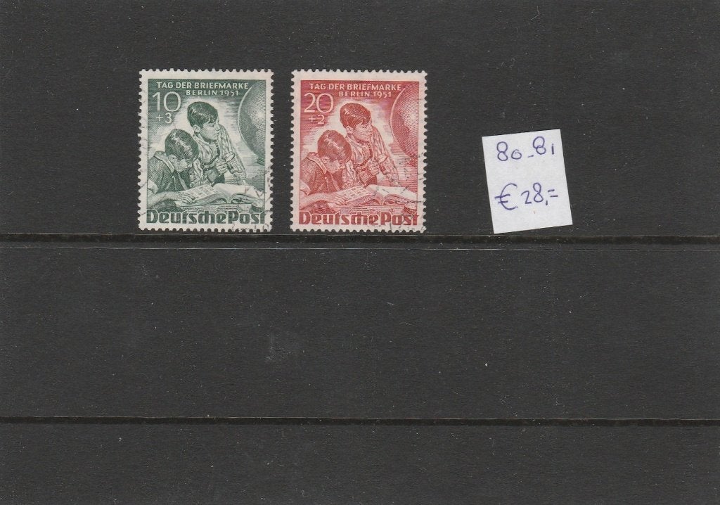 deutsche post- mi 80-81, Ophalen of Verzenden