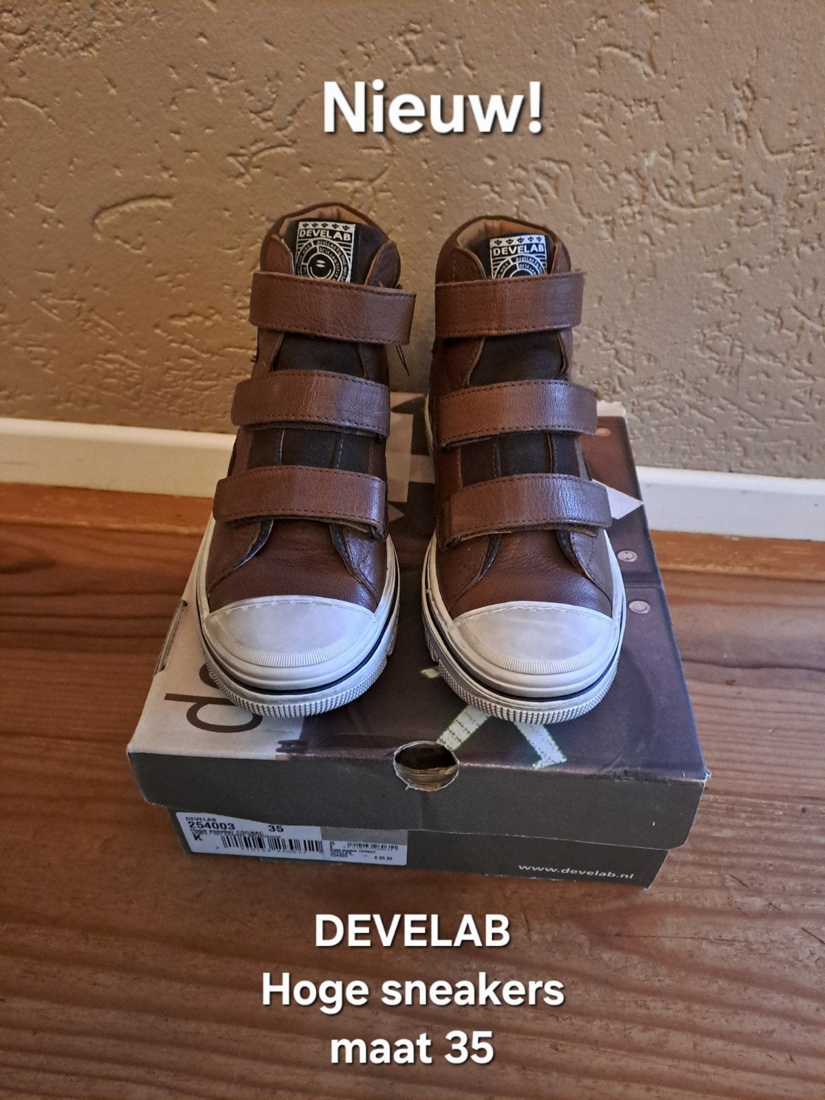 Nieuw! Develab hoge sneakers, maat 35, Kinderen en Baby's, Kinderkleding | Schoenen en Sokken, Develab, Schoenen, Nieuw, Ophalen of Verzenden