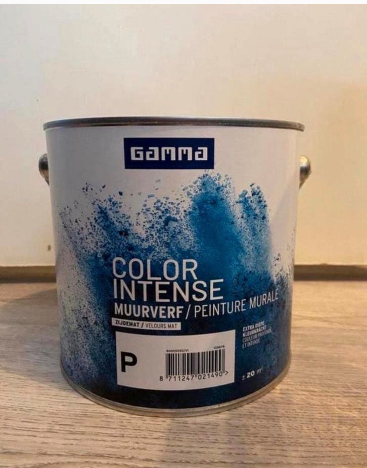 Gamma color intense muurverf oudroze 1015 2,5L, Ophalen of Verzenden, Zo goed als nieuw, Roze