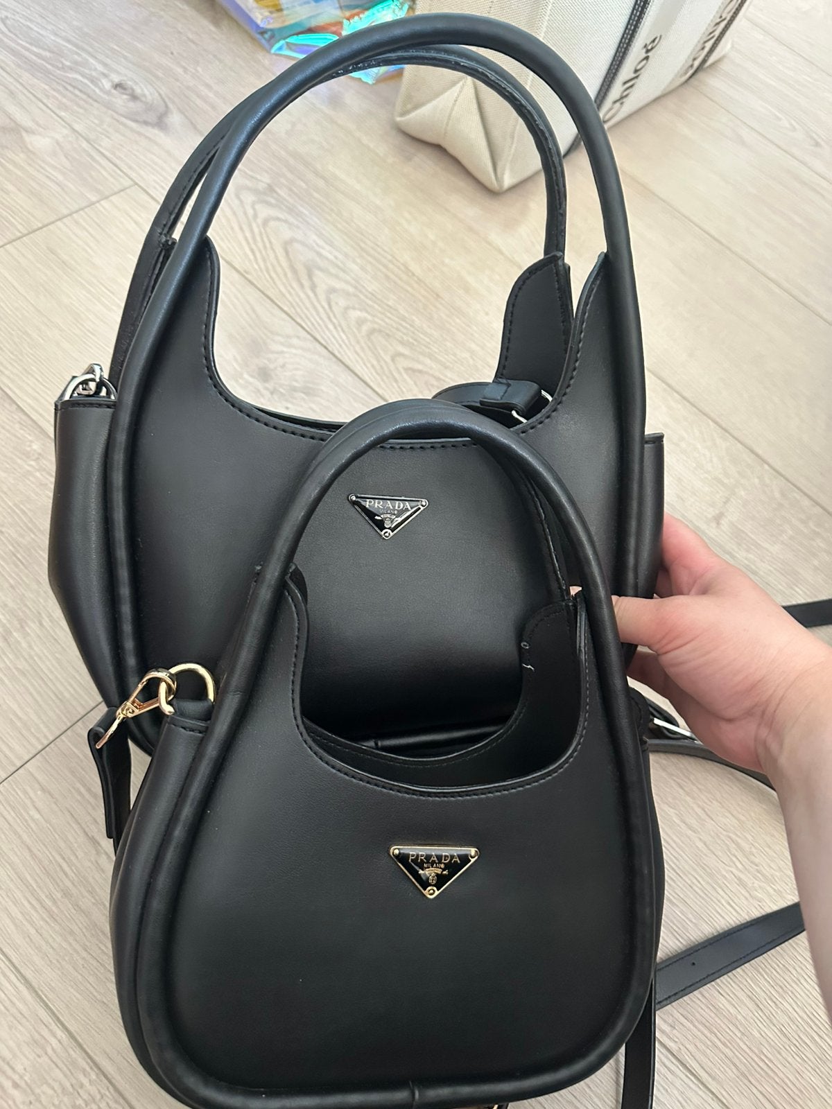 Prada tassen nieuw ongebruikt, Sieraden, Tassen en Uiterlijk, Tassen | Damestassen, Ophalen of Verzenden, Zo goed als nieuw, Zwart