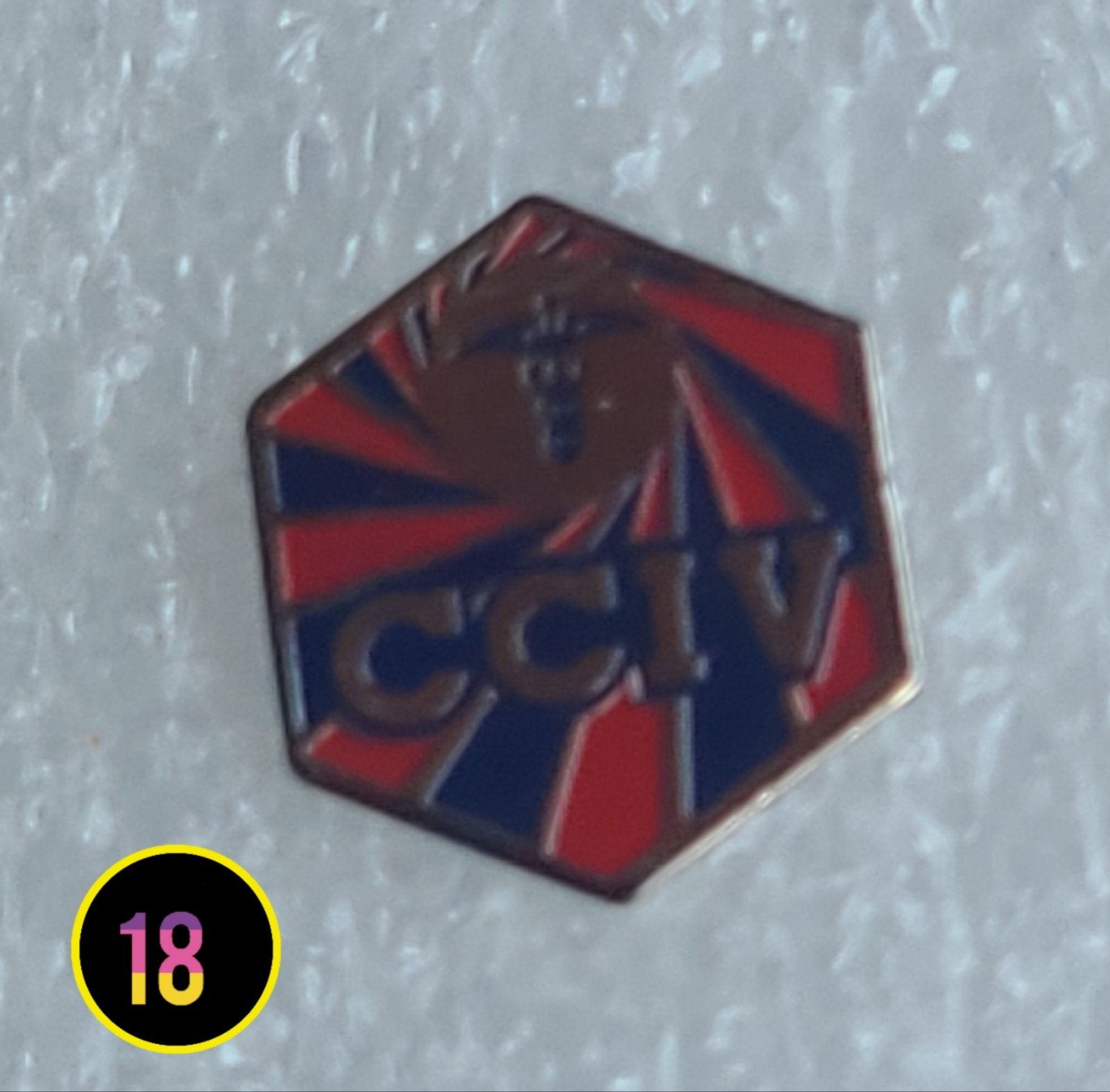 Vintage CCIV Pin - Zeldzaam verzamelobject, Verzenden