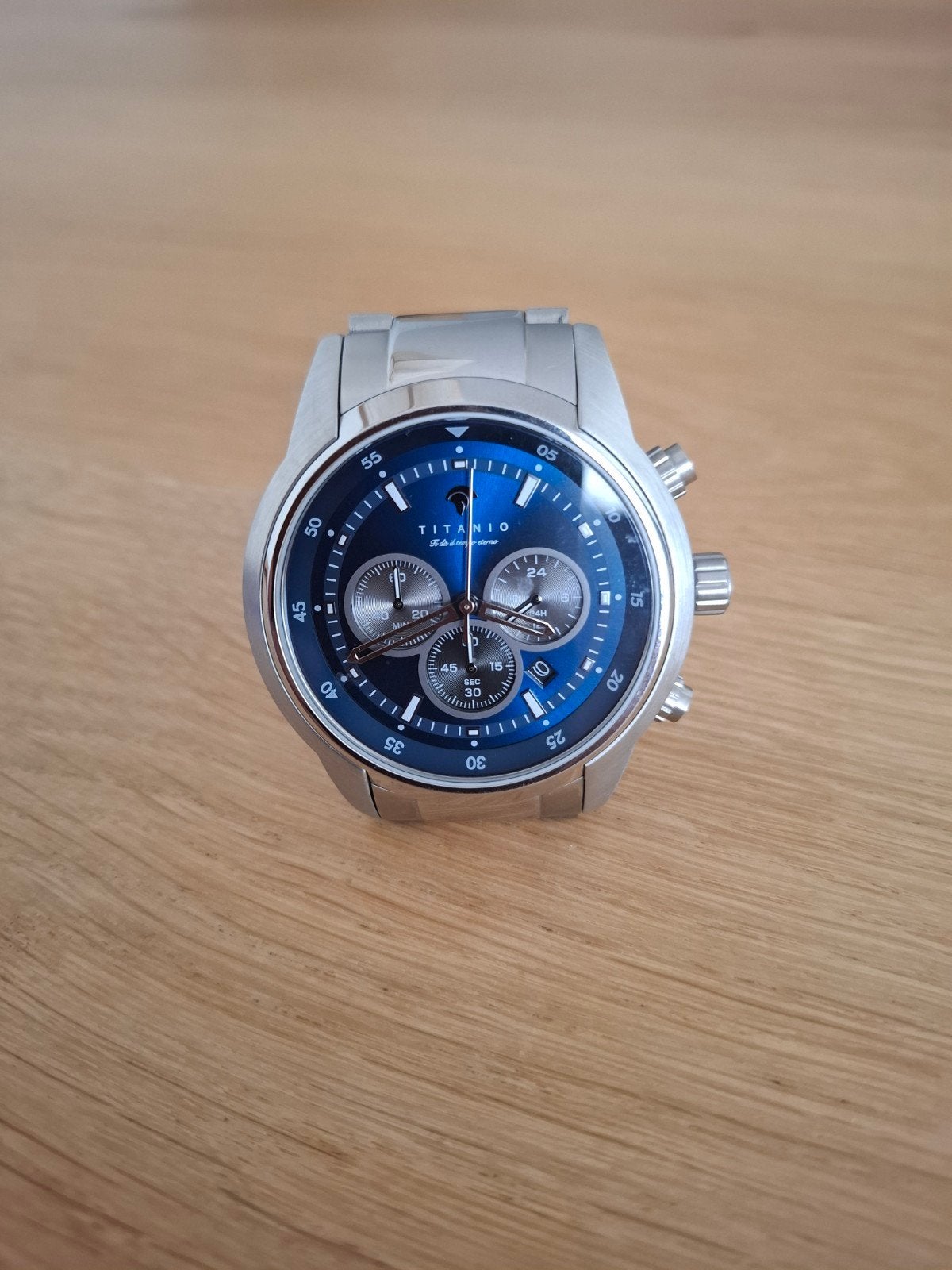 Titanio Aurelius Horloge - Stijlvol en Robuust, Sieraden, Tassen en Uiterlijk, Horloges | Heren, Ophalen of Verzenden, Zo goed als nieuw