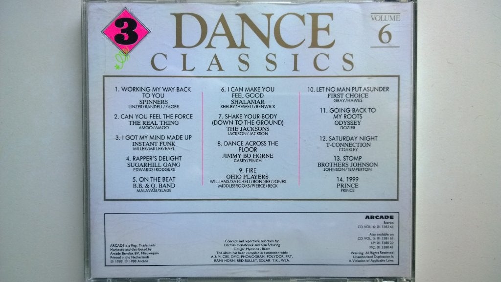 Dance Classics Volume 6, Ophalen of Verzenden, Zo goed als nieuw, Dance en House, Album