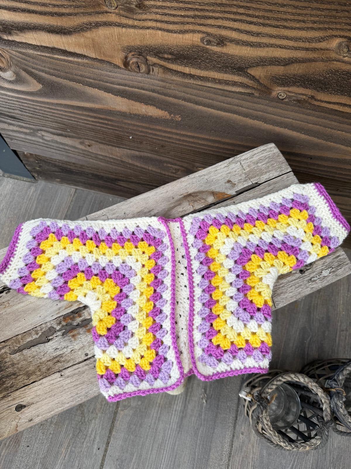 Gehaakt baby vestje, Ophalen of Verzenden, Nieuw, Meisje