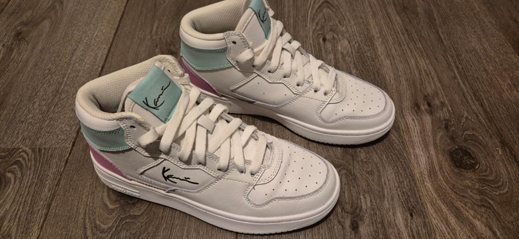 Karl Kani sneakers, maat 38, Wit, Ophalen of Verzenden, Sneakers of Gympen, Zo goed als nieuw