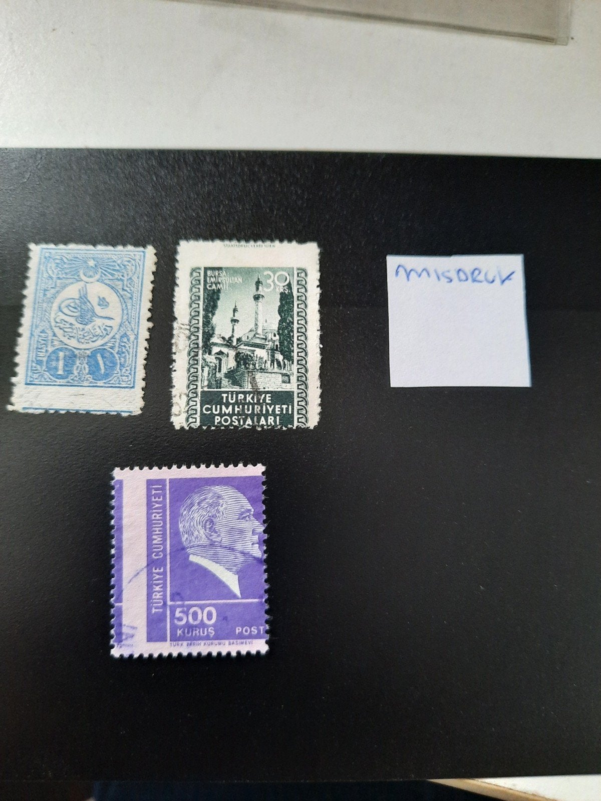 Misdrukken Turkije Ottomaanse Rijk postzegels, Verzenden