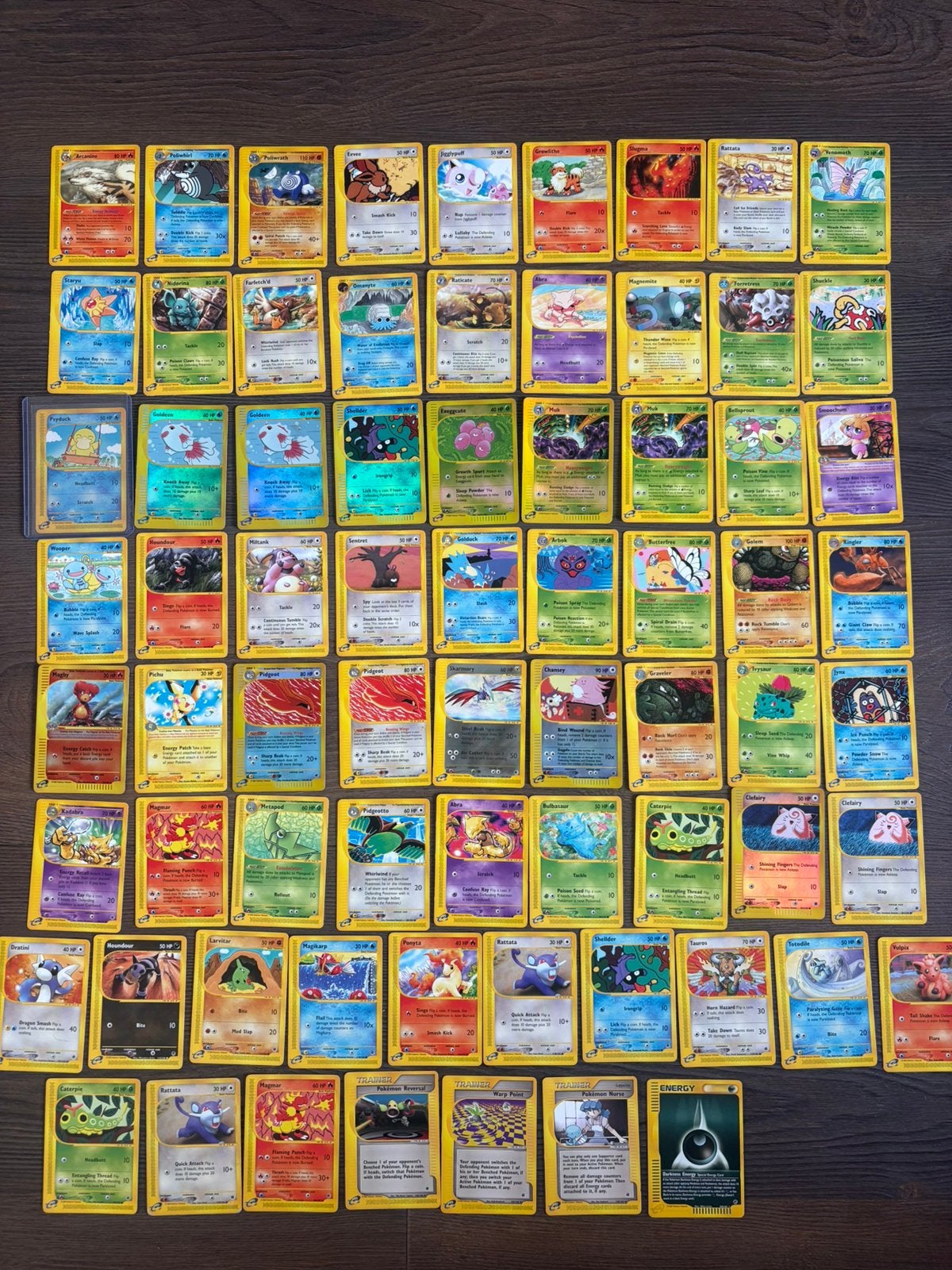 Pokemon kaarten: E-Series: Aquapolis, Skyridge en Expedition, Ophalen of Verzenden, Zo goed als nieuw
