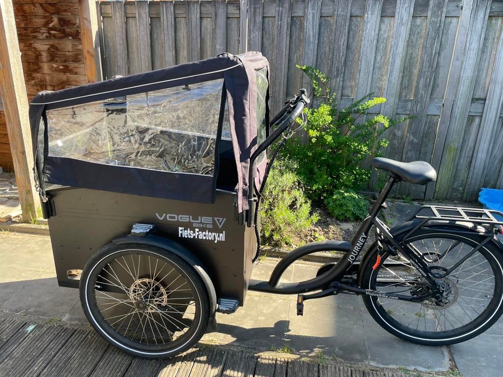 Bakfiets Vogue Journey: gebruikt maar in goede staat (2023)!, Fietsen en Brommers, Fietsen | Bakfietsen, Ophalen, Gebruikt, 4 kinderen of meer