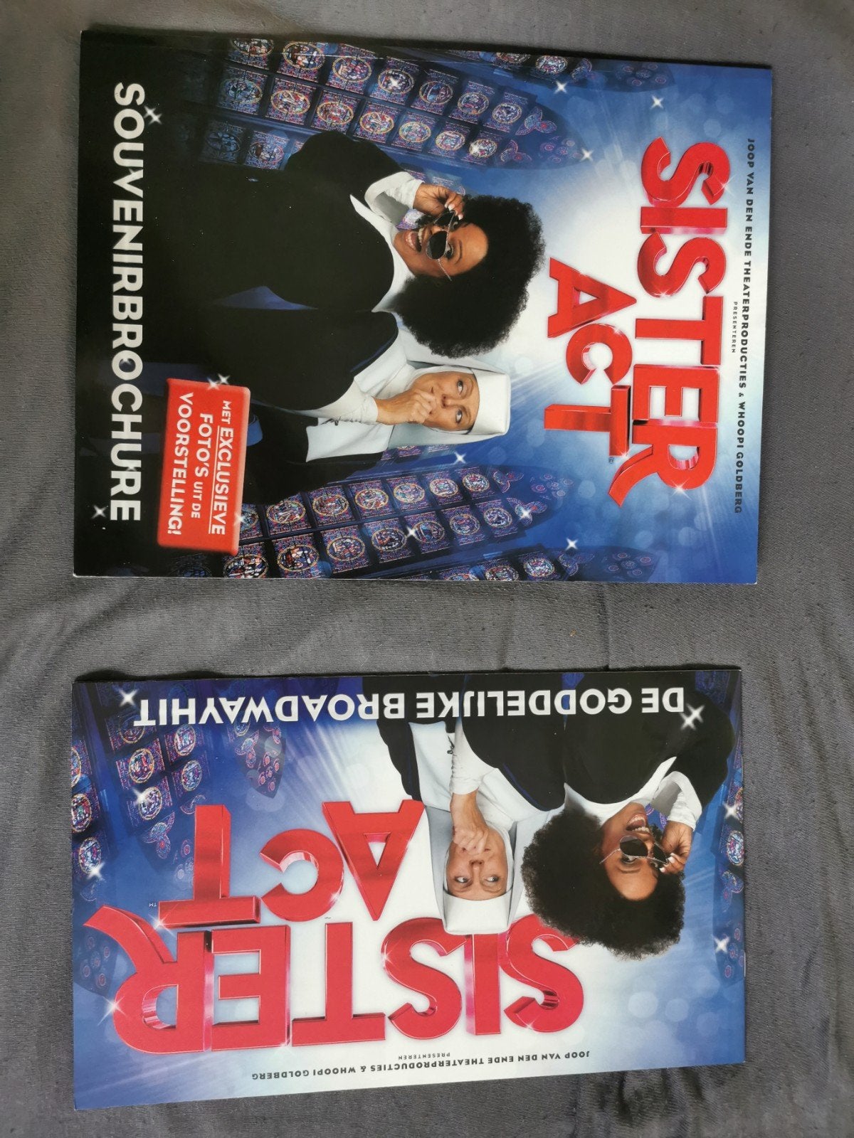 Souvenirbrochure Sister Act Musical - Joop van den Ende, Boeken, Catalogussen en Folders, Nieuw, Folder, Ophalen of Verzenden