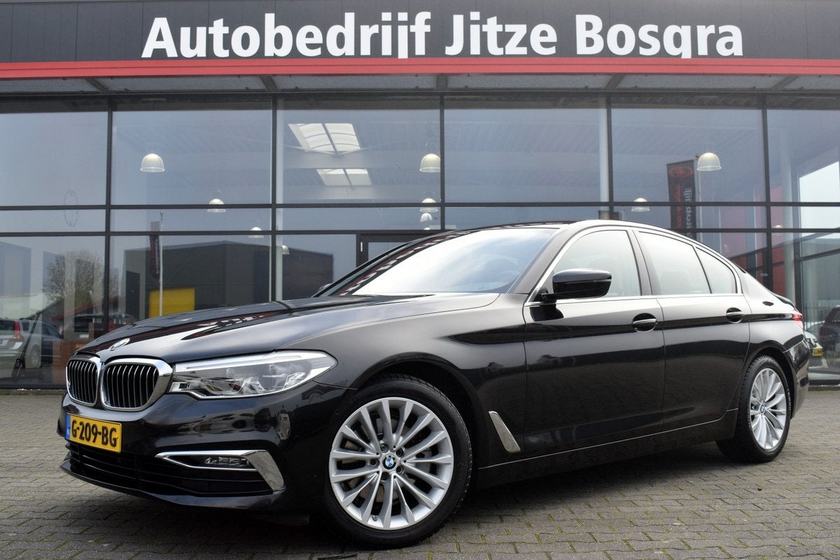 BMW 5 Serie 520i Automaat High Executive Luxury Line LED | V, Auto's, Automaat, 1998 cc, Achterwielaandrijving, Gebruikt