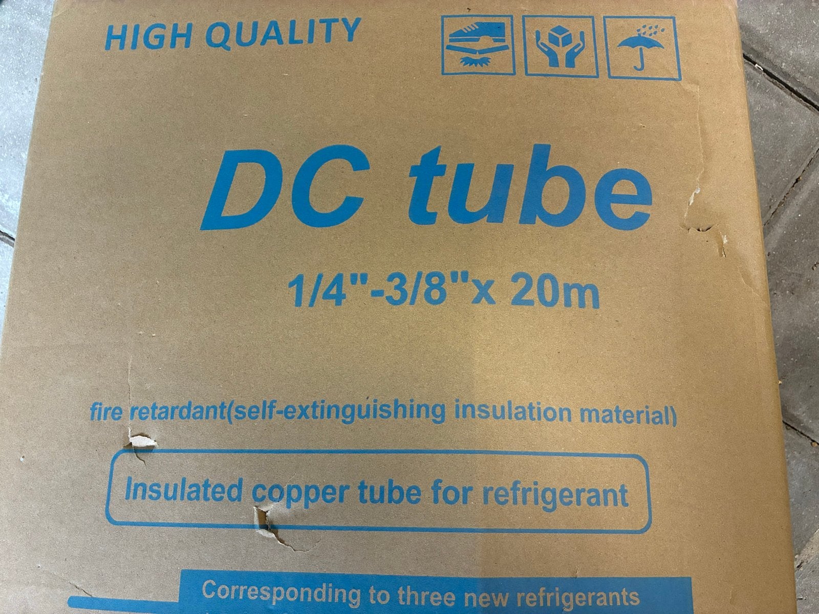Geïsoleerde koperen buis voor Airco 1/4"-3/8"x 5 meter, Ophalen of Verzenden, Nieuw, Wandairco, 3 snelheden of meer