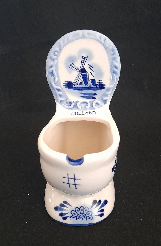 Delfts blauw WC toilet asbak nr.018023, Ophalen of Verzenden