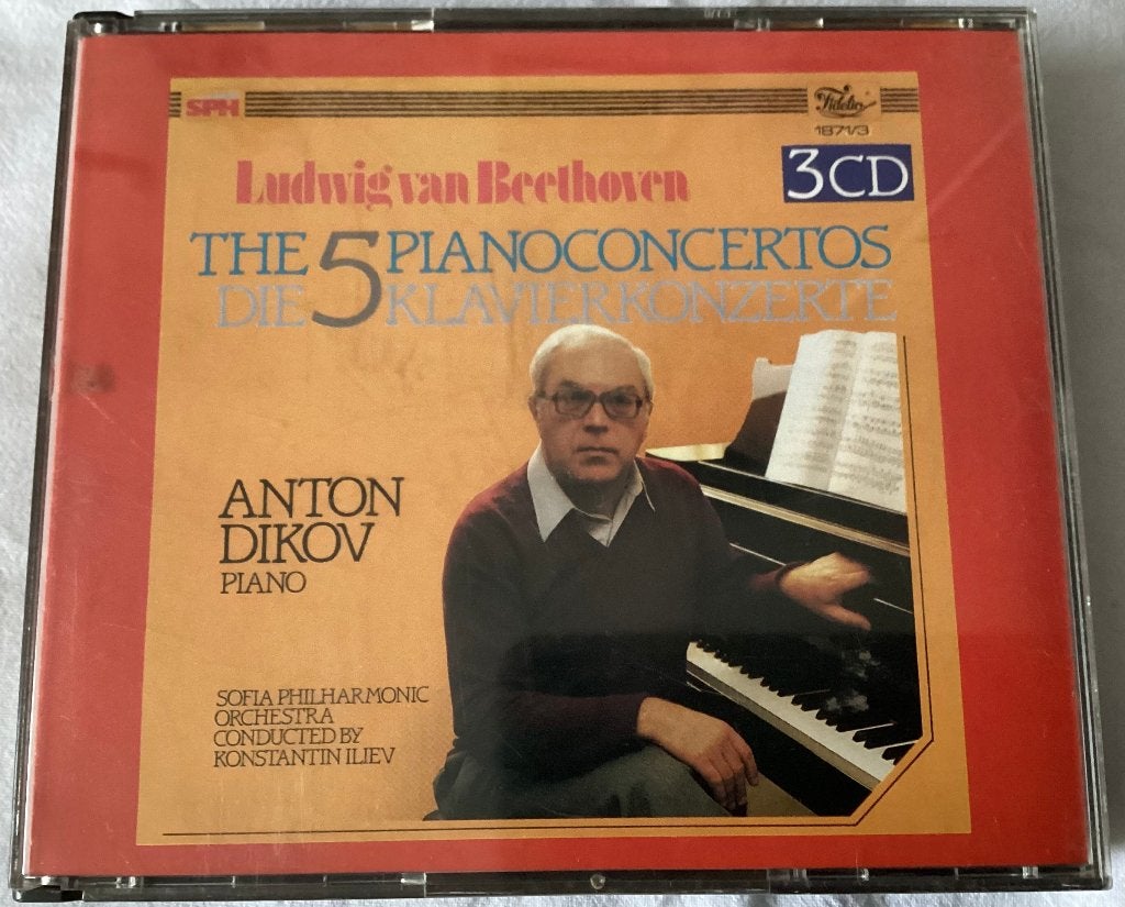 Beethoven 5 piano concertos Anton Dikov 3 CD's, Cd's en Dvd's, Cd's | Klassiek, Gebruikt, Ophalen of Verzenden, Classicisme, Orkest of Ballet