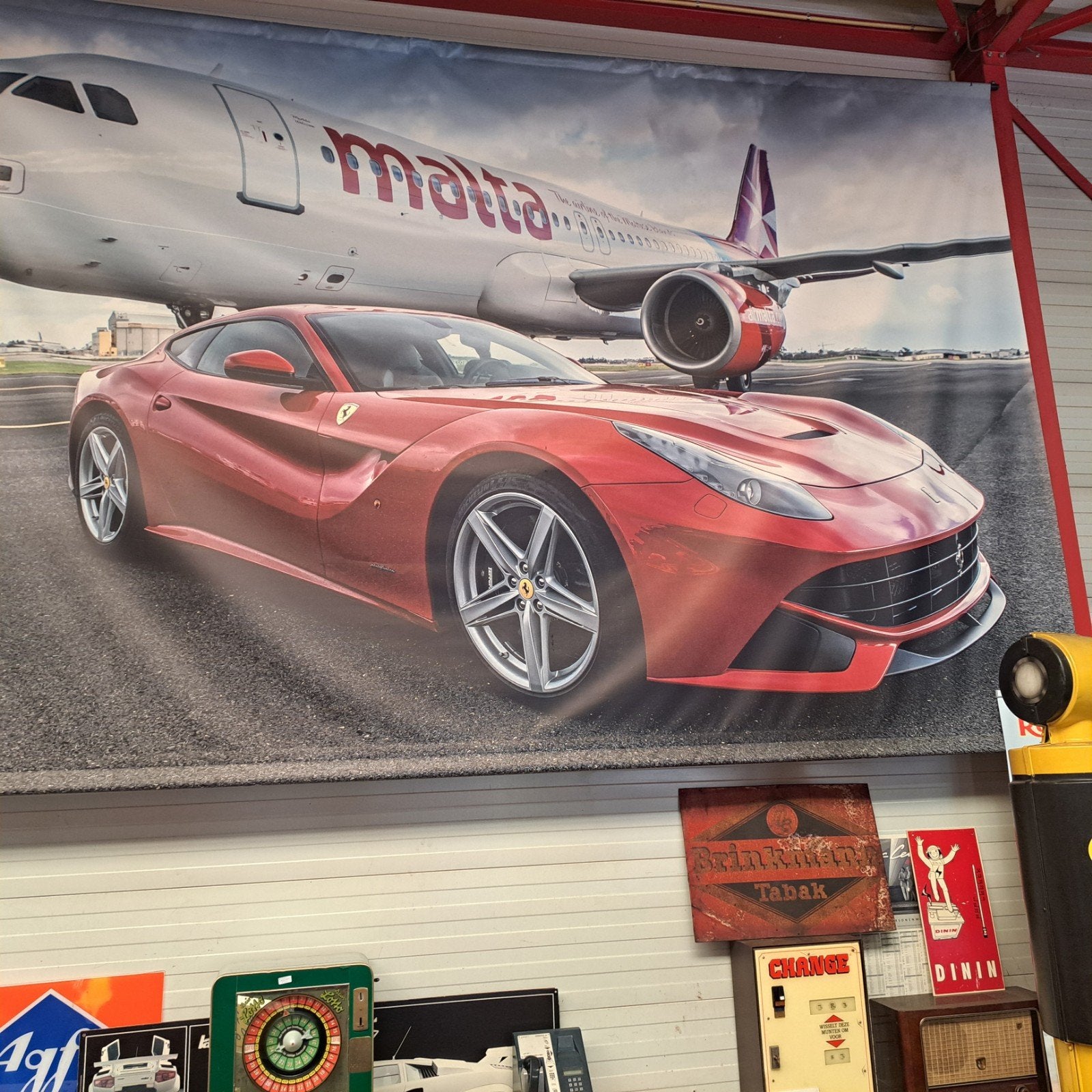 Ferrari F12  Banner Xxxl, Ophalen, Reclamebord