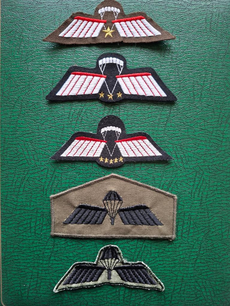 5x para wings/ o.a. Korps Commando Troepen/ KCT, Verzamelen, Militaria | Algemeen, Ophalen of Verzenden, Landmacht, Nederland